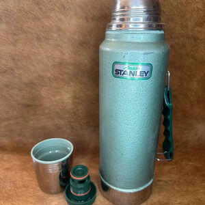 Vintage Stanley Green Thermos